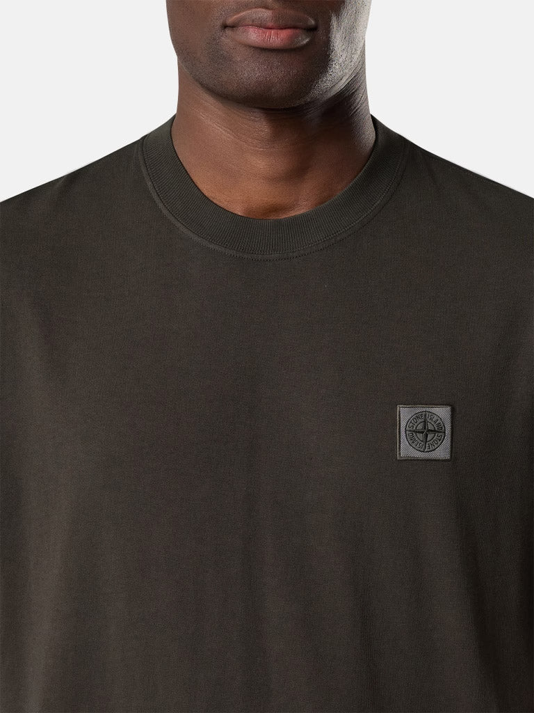 STONE ISLAND-Regular fit T-shirt with Compass patch-