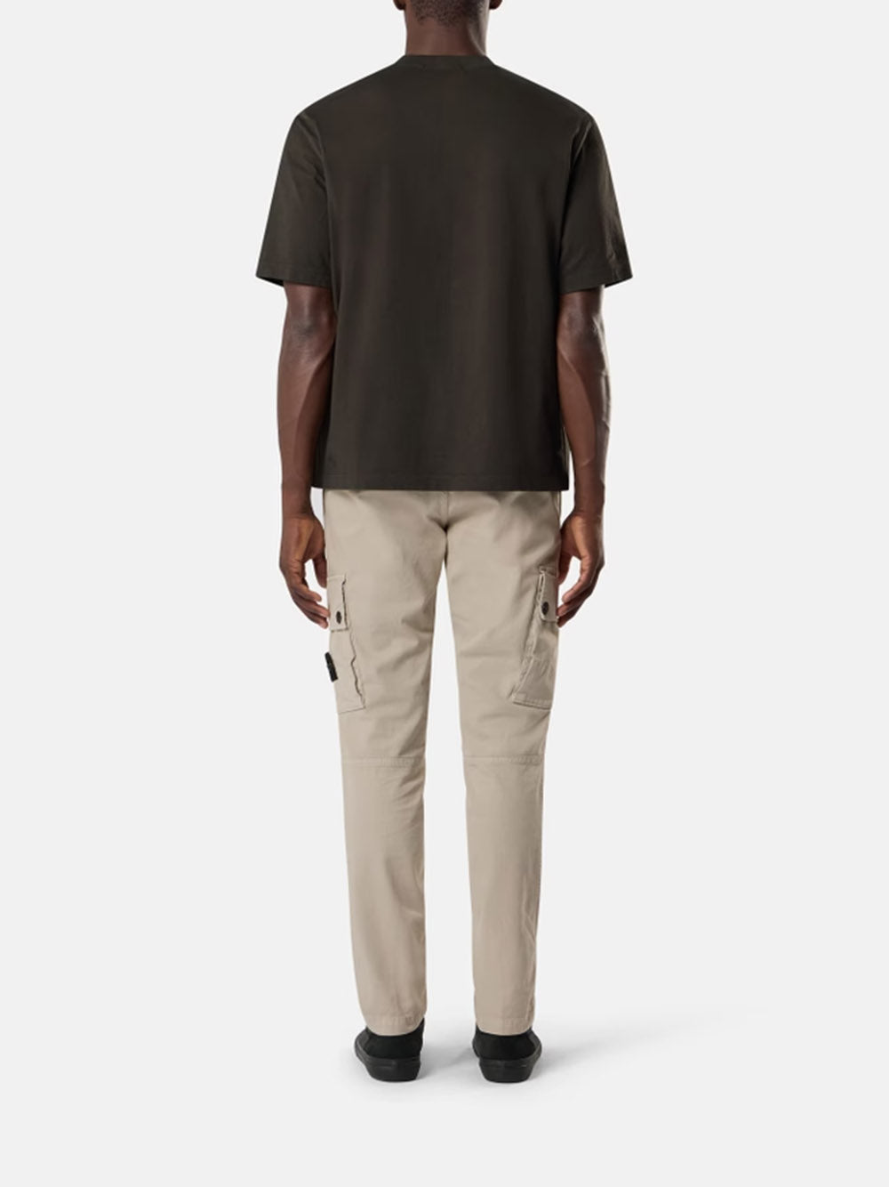 STONE ISLAND-Regular fit T-shirt with Compass patch-