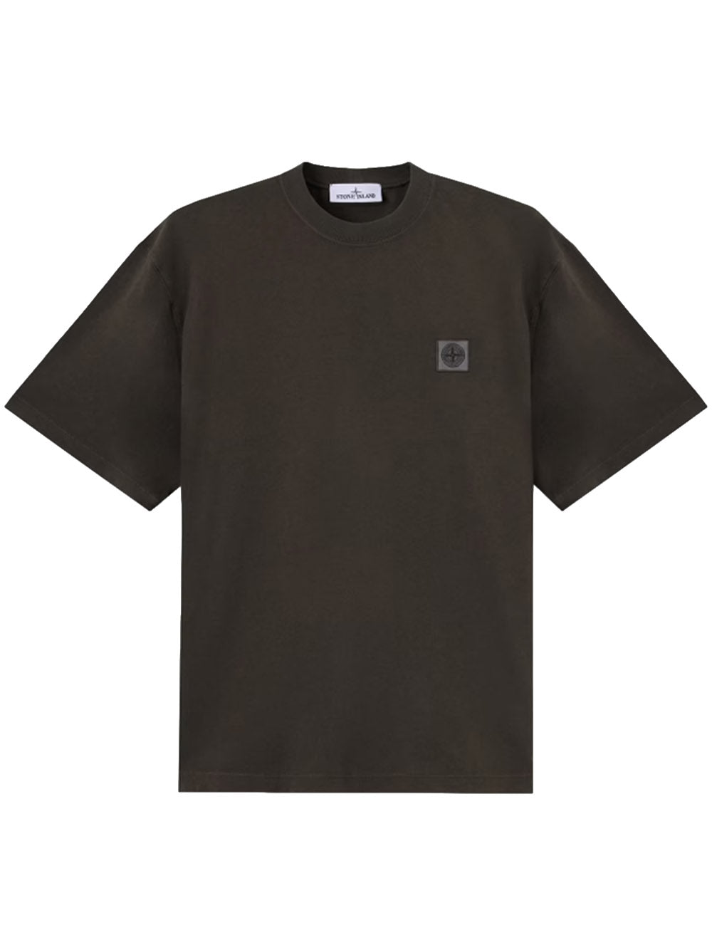 STONE ISLAND-Regular fit T-shirt with Compass patch-