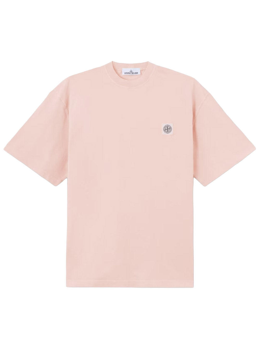STONE ISLAND-Regular fit T-shirt with Compass patch-