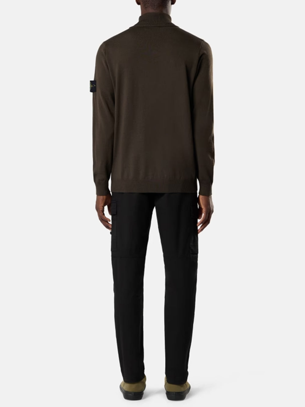 STONE ISLAND-Regular fit turtleneck sweater-