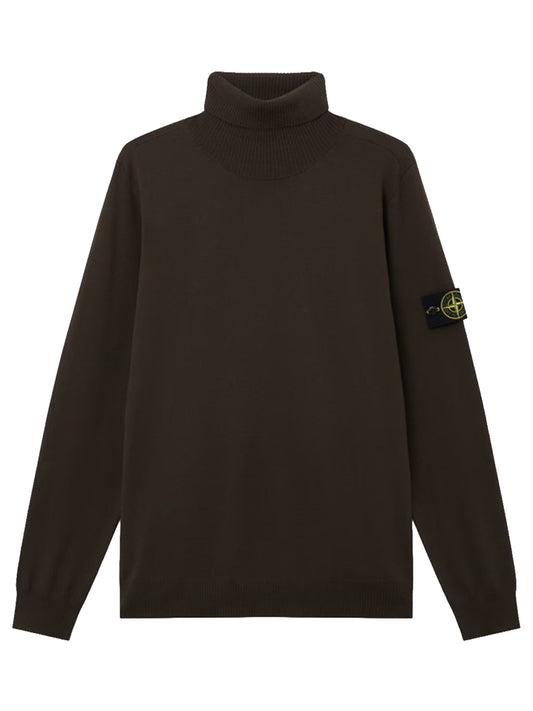 STONE ISLAND-Regular fit turtleneck sweater-