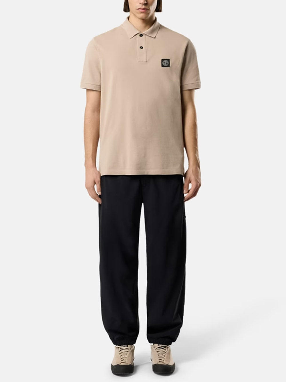 STONE ISLAND-POLO M/CORTA SLIM FIT-