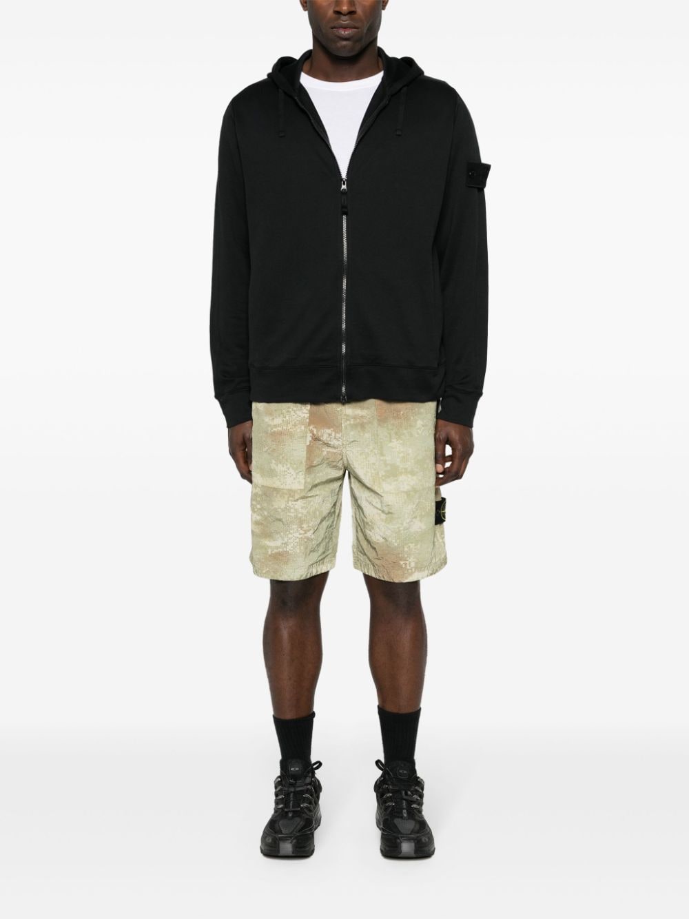 STONE ISLAND-BERMUDA SHORTS-