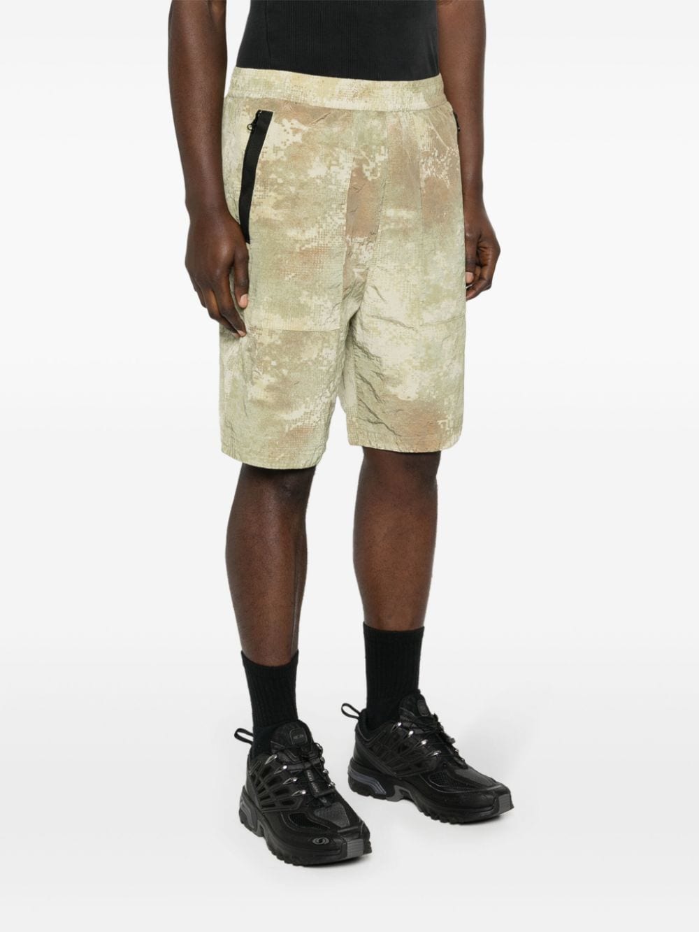 STONE ISLAND-BERMUDA SHORTS-