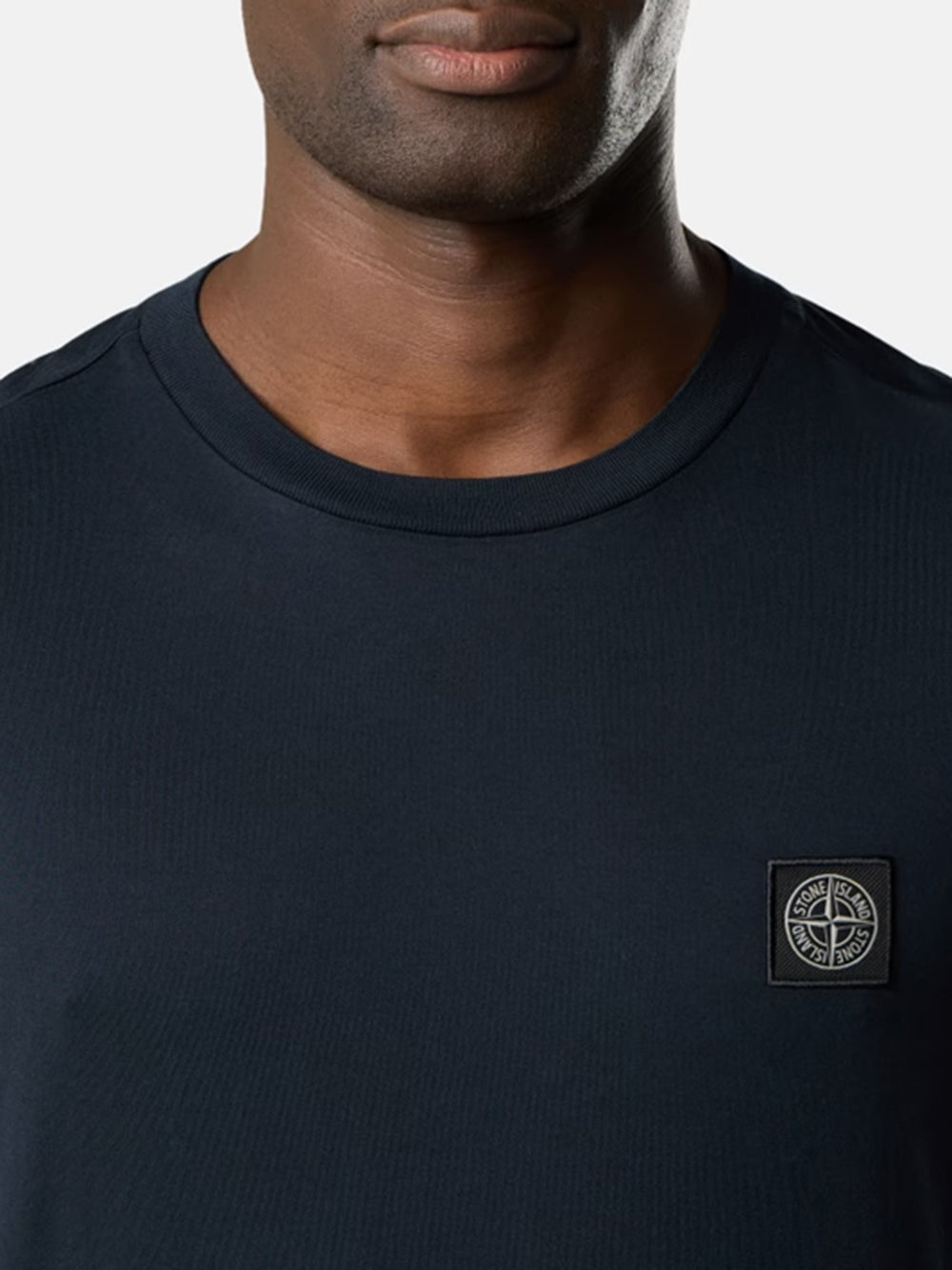 STONE ISLAND-Slim-fit T-shirt with Compass patch-