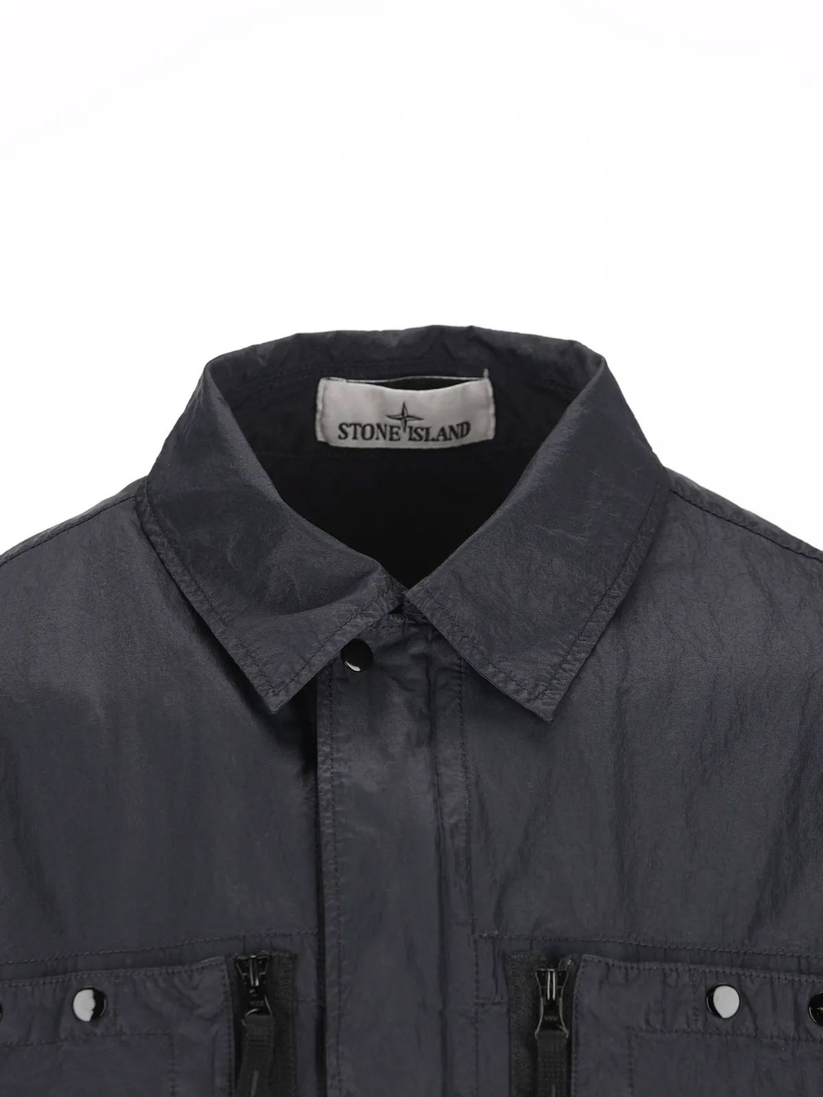 STONE ISLAND-Stone Island Utility Jacket with Zippered Pockets-
