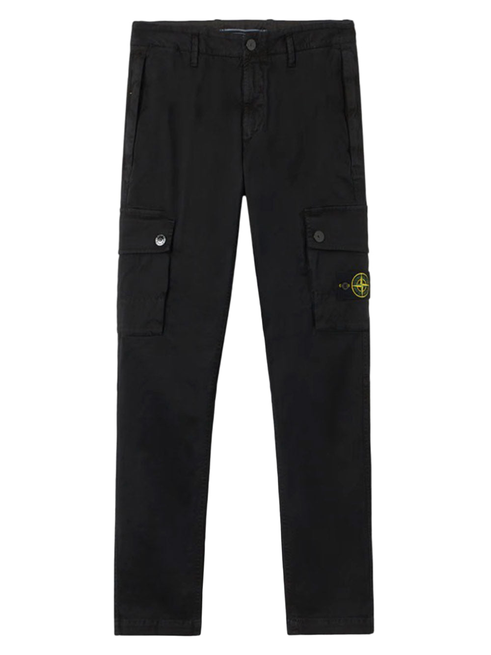 STONE ISLAND-STRETCH ORGANIC BROKEN TWILL COTTON 'OLD' EFFECT-