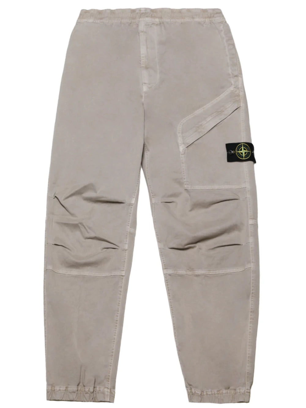 STONE ISLAND-STRETCH ORGANIC BROKEN TWILL COTTON OLD EFFECT-