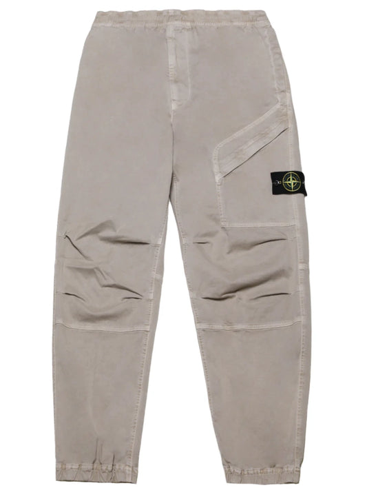 STONE ISLAND-STRETCH ORGANIC BROKEN TWILL COTTON OLD EFFECT-