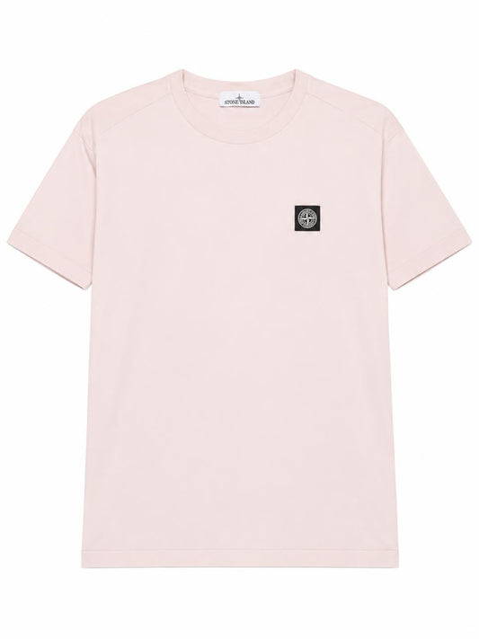 STONE ISLAND-T-shirt with logo application-