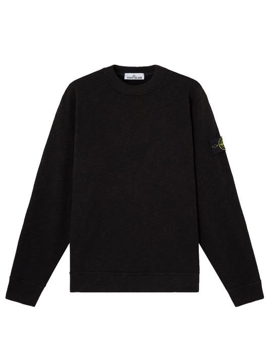 STONE ISLAND-VANISÉ BRUSHED HEAVY COTTON JERSEY-