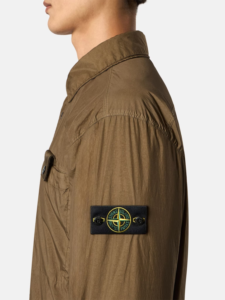 STONE ISLAND-Windproof padded coach jacket with anti-drop-