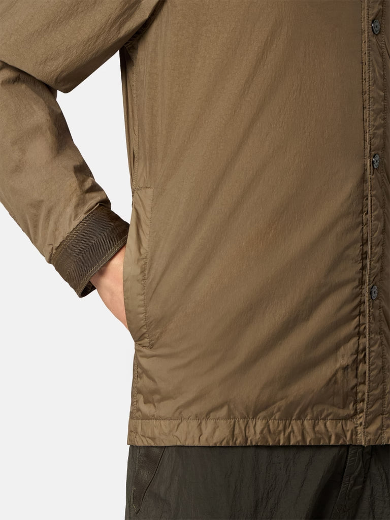 STONE ISLAND-Windproof padded coach jacket with anti-drop-