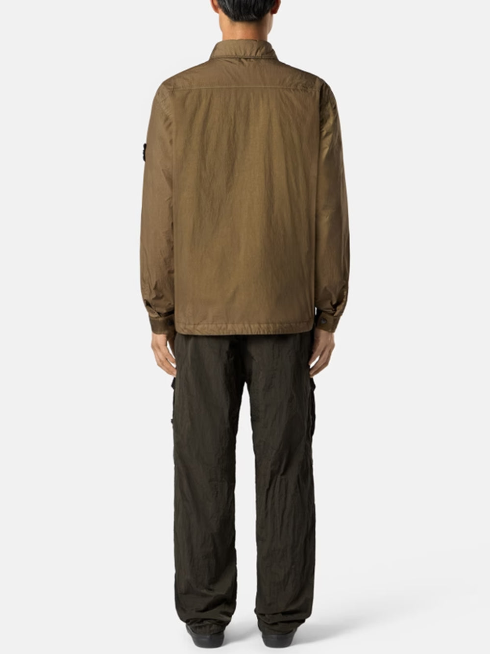 STONE ISLAND-Windproof padded coach jacket with anti-drop-