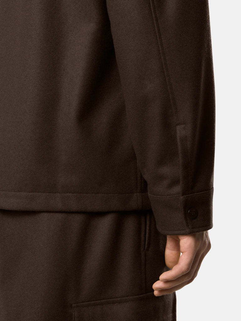 STONE ISLAND-WOOL NYLON FLANNEL_STONE ISLAND GHOST-