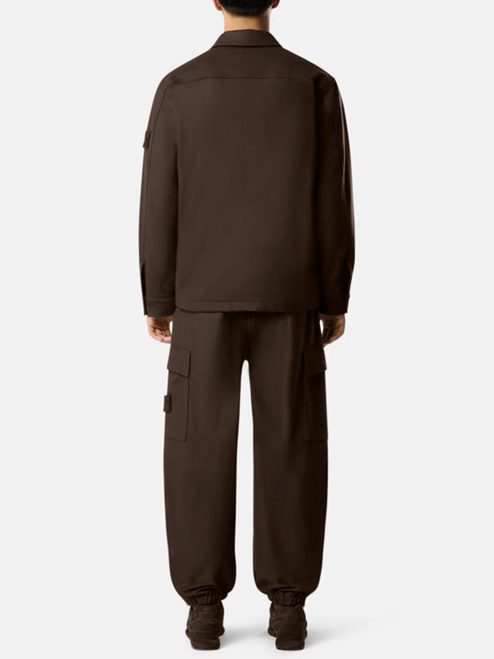 STONE ISLAND-WOOL NYLON FLANNEL_STONE ISLAND GHOST-