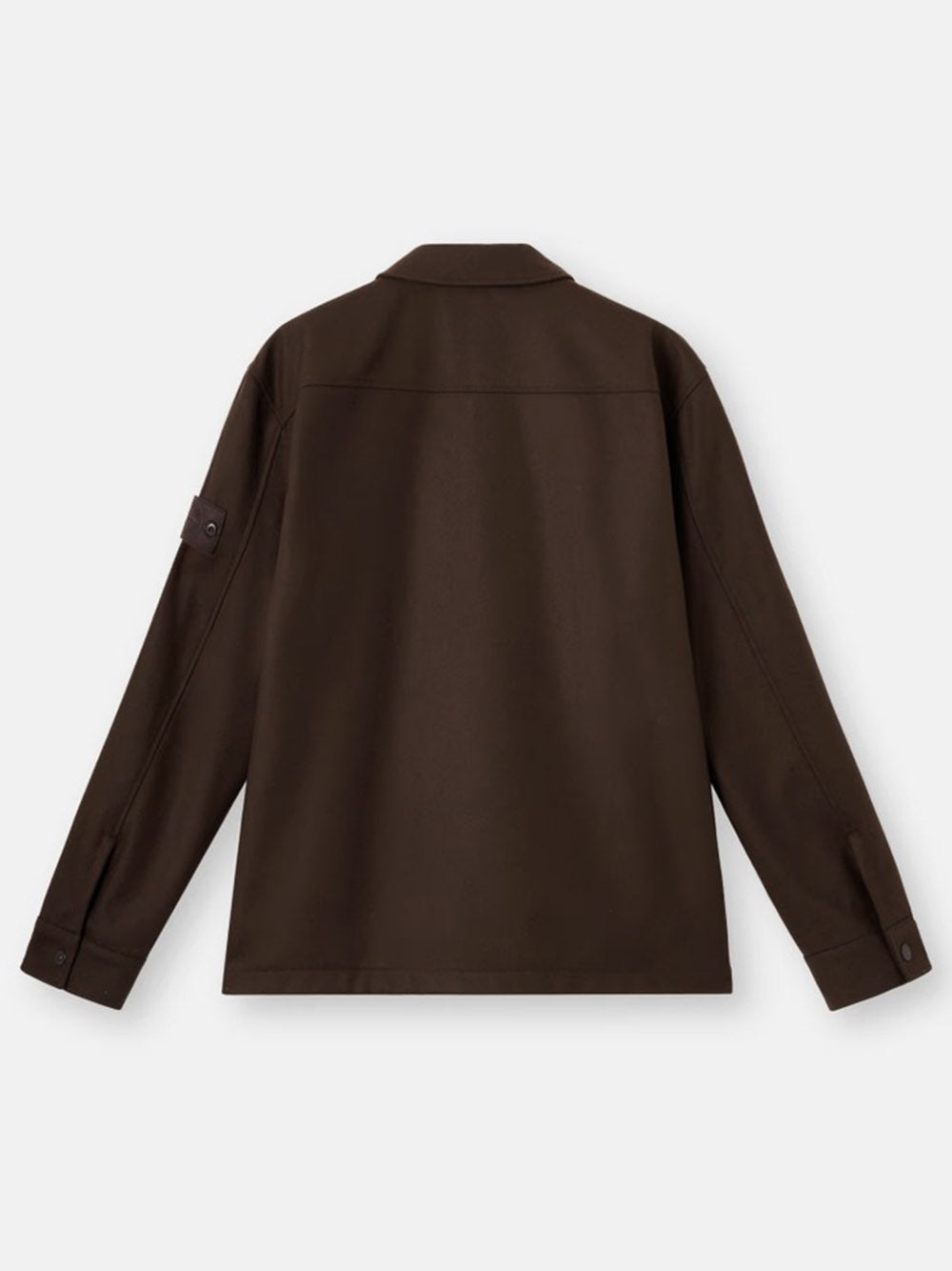 STONE ISLAND-WOOL NYLON FLANNEL_STONE ISLAND GHOST-