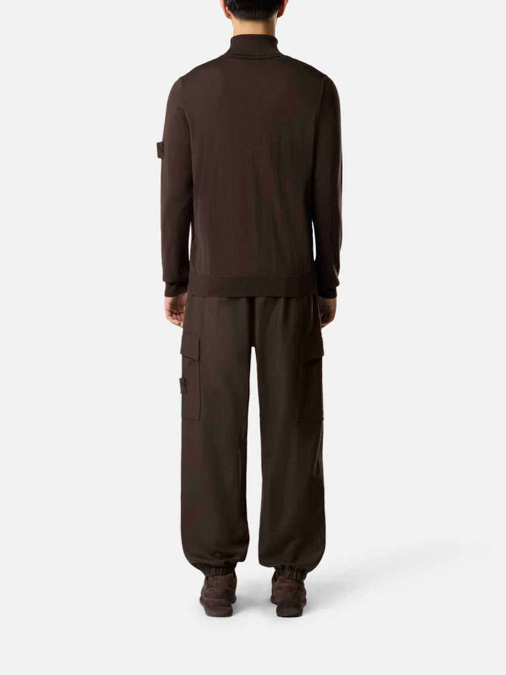 STONE ISLAND-WOOL NYLON FLANNEL STONE ISLAND GHOST-