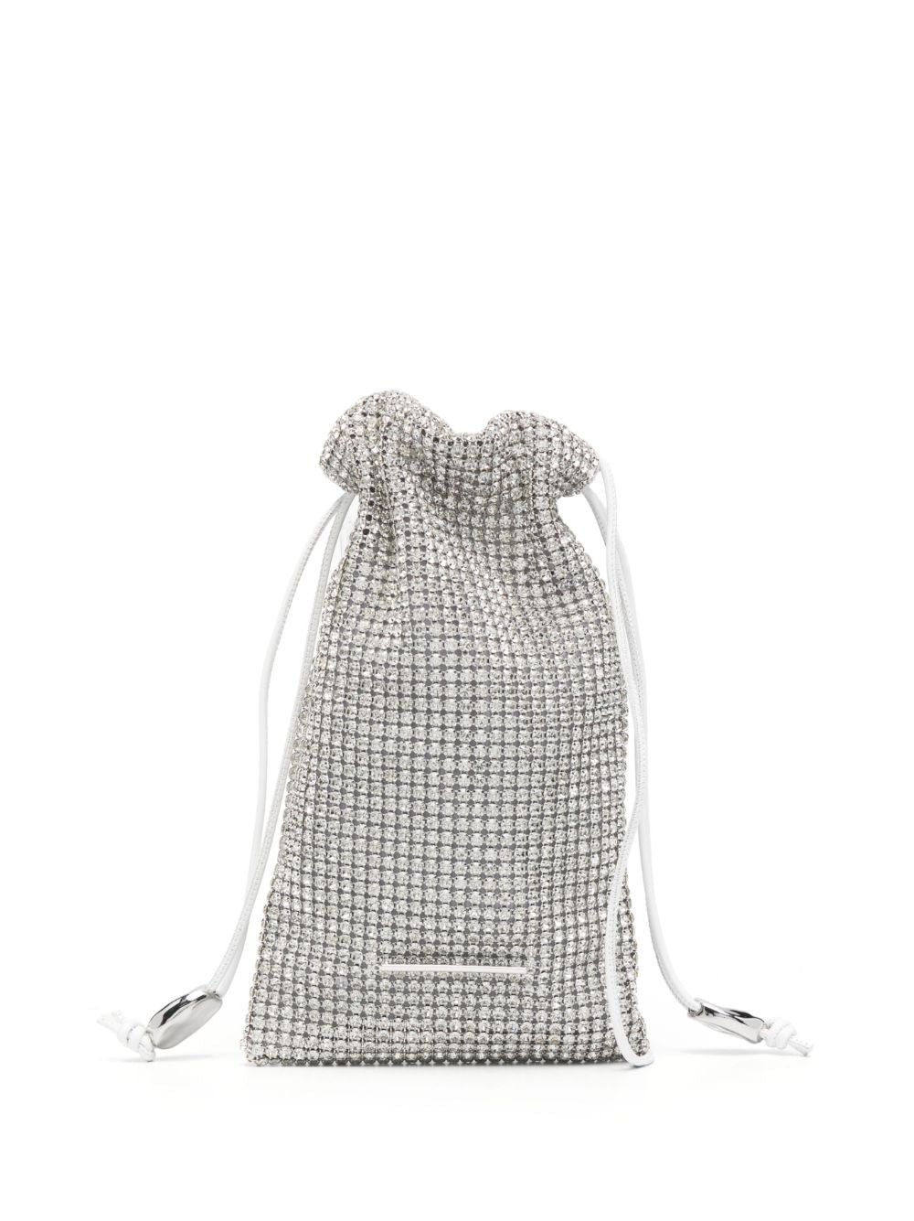 STUDIO AMELIA-PEBBLE POUCH-B512CRY WHT