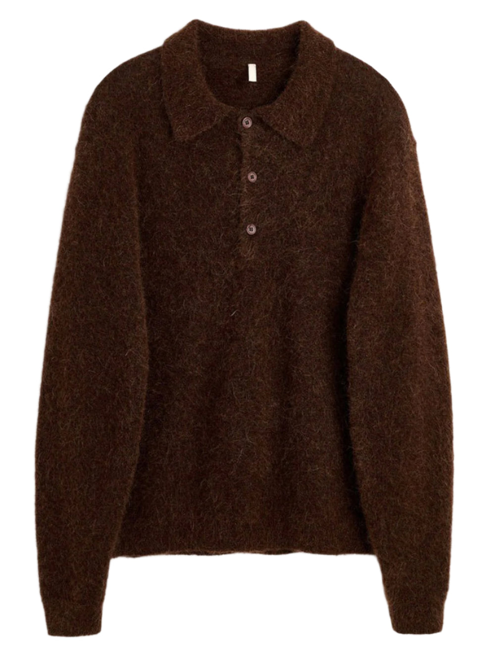 SUNFLOWER-MOHAIR POLO-