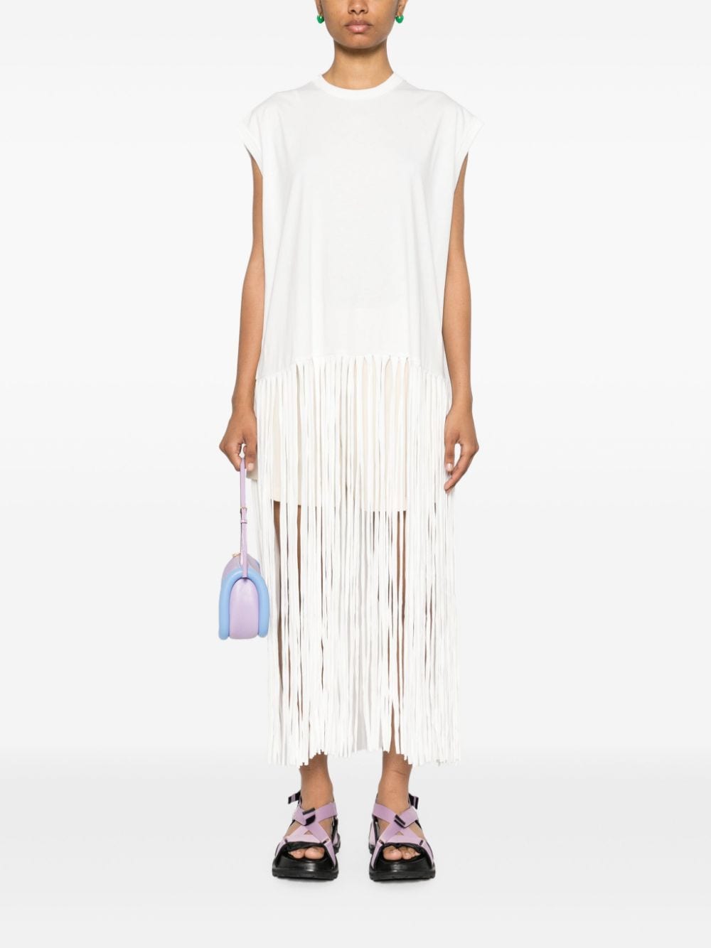 SUNNEI-FRINGED TANK TOP-