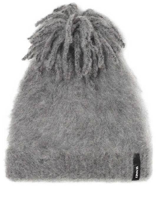 SUNNEI-HAIRY KNIT CHUNKY BEANIE-