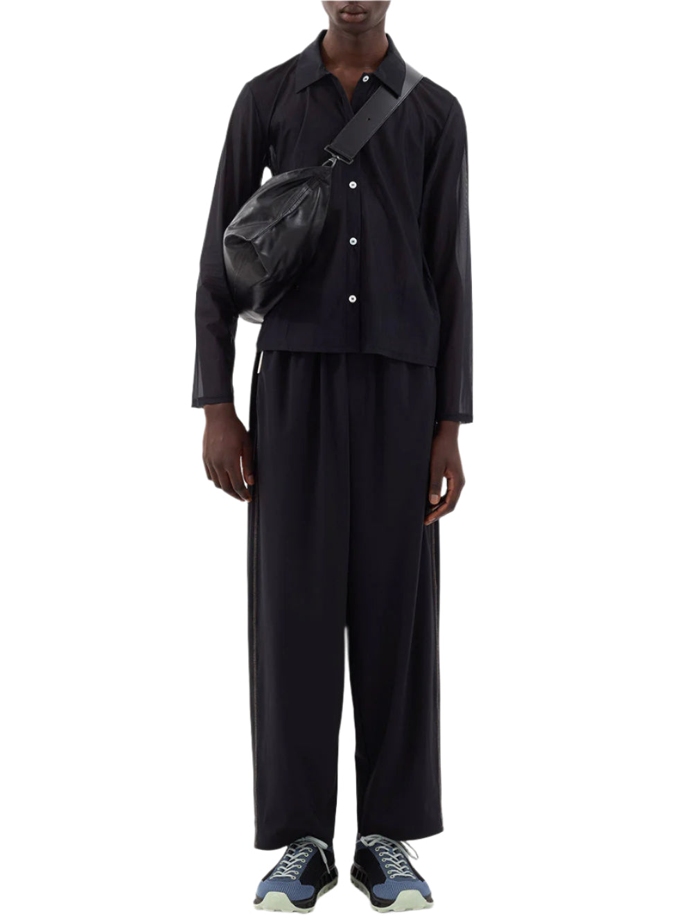 SUNNEI-SHEER TULLE SHIRT-