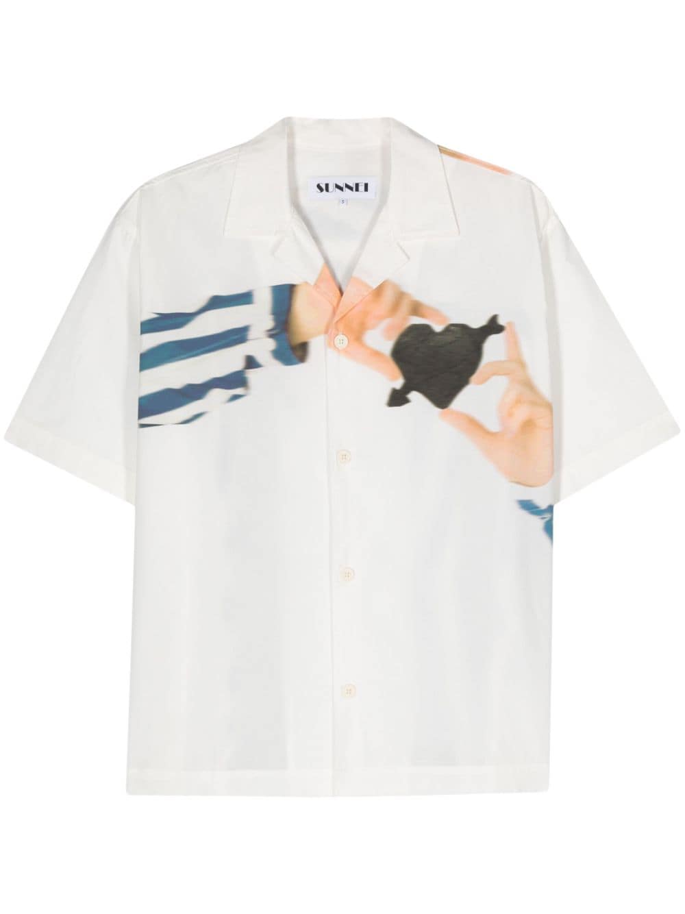 SUNNEI-SHORTSLEEVE PRINT SHIRT-