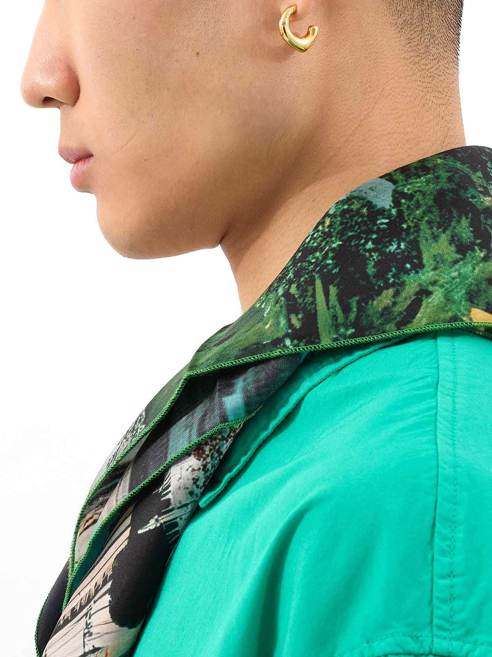 SUNNEI-SINGLE METALLIZED EARRING-