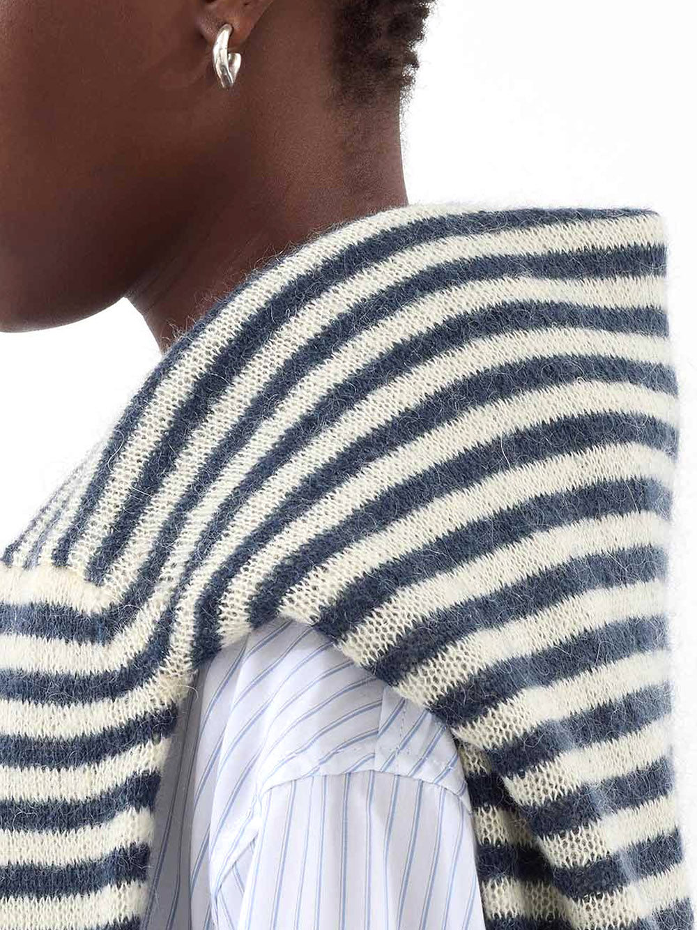 SUNNEI-ARGENTO METALLIZED EARRING-