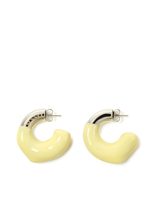 SUNNEI-SMALL RUBBERIZED EARRINGS-SS22CJEWSRE YLW