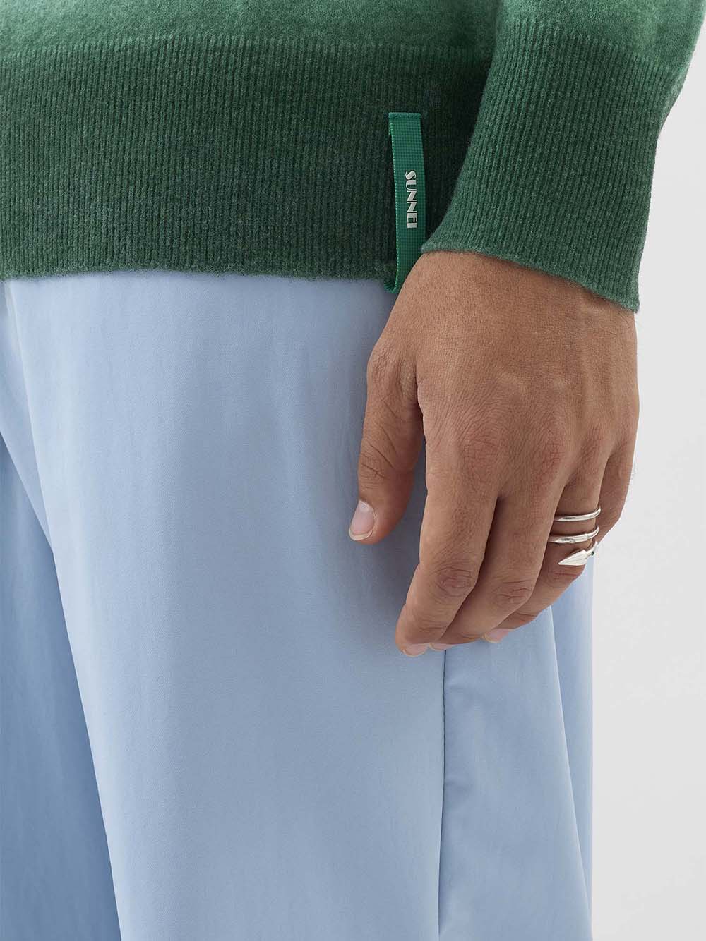 SUNNEI-SPIRAL EAR-RING MEDIUM STONES-