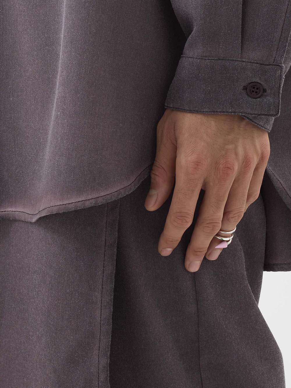 SUNNEI-SPIRAL EAR-RING SMALL STONES-