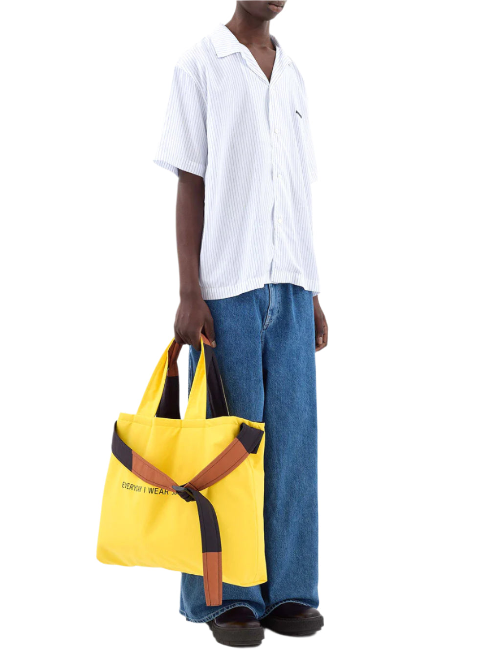 SUNNEI-STRIPED SHORTSLEEVE SHIRT-