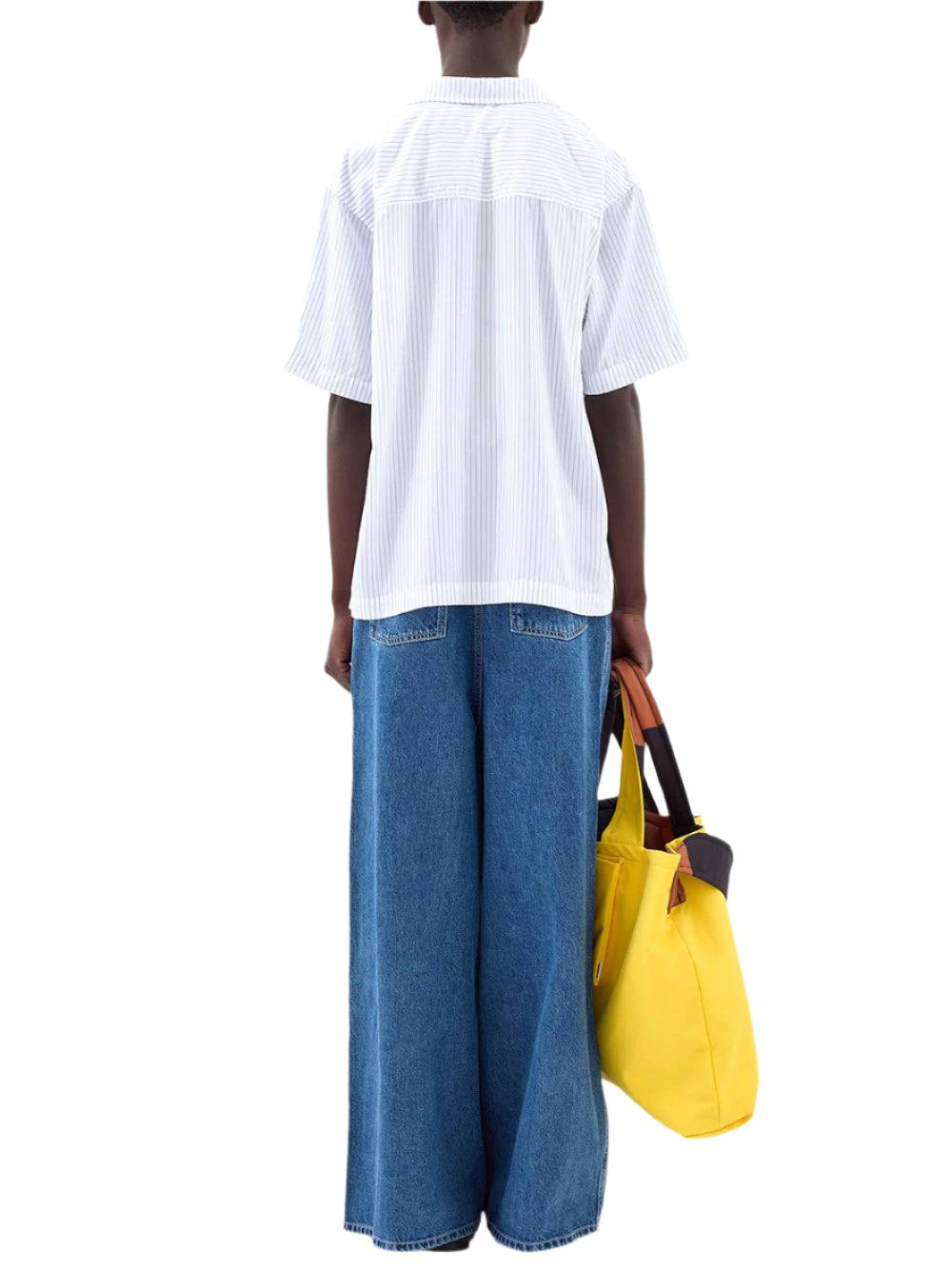 SUNNEI-STRIPED SHORTSLEEVE SHIRT-