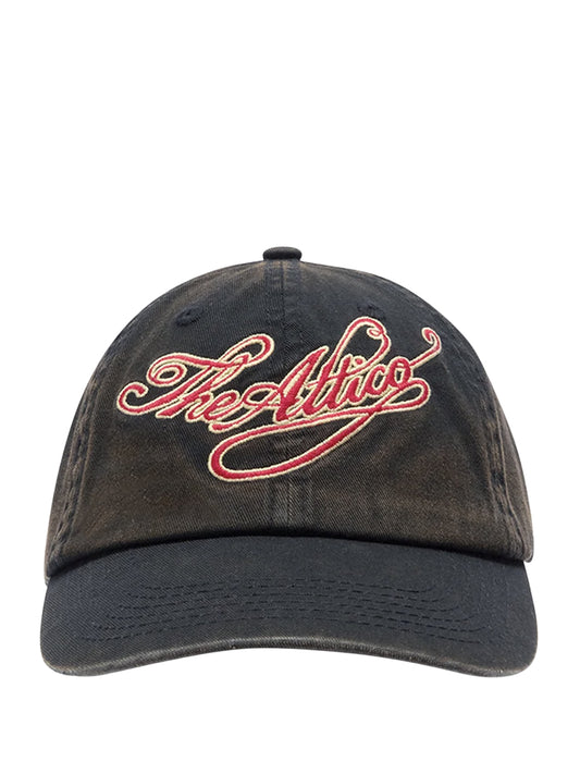 THE ATTICO-Black and red cap-