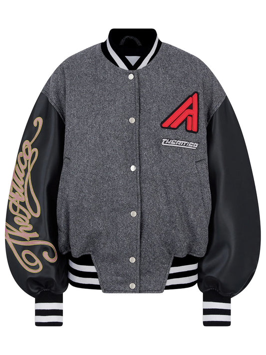 THE ATTICO-Dark grey bomber-