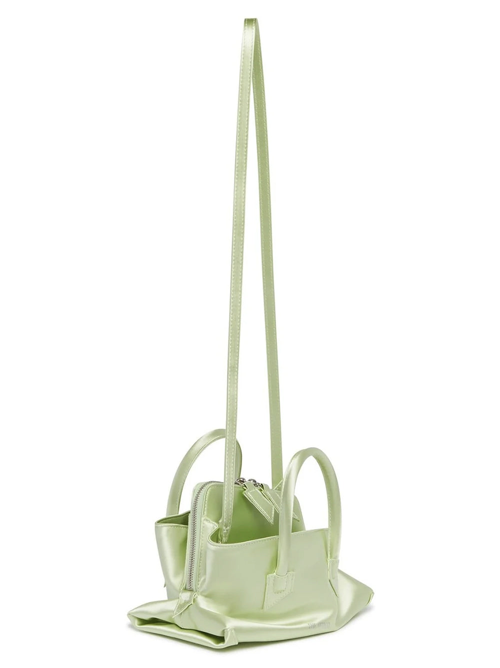 THE ATTICO-`La Passeggiata Mini` Top Handle-