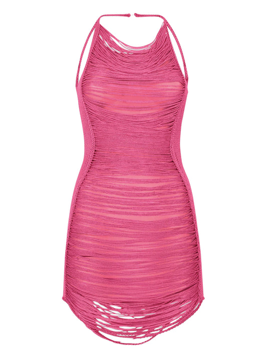 THE ATTICO-Pink mini dress-