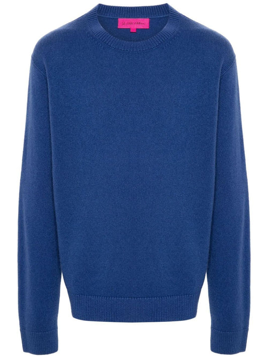 THE ELDER STATESMAN-PLAIN CREWNECK SWEATER-