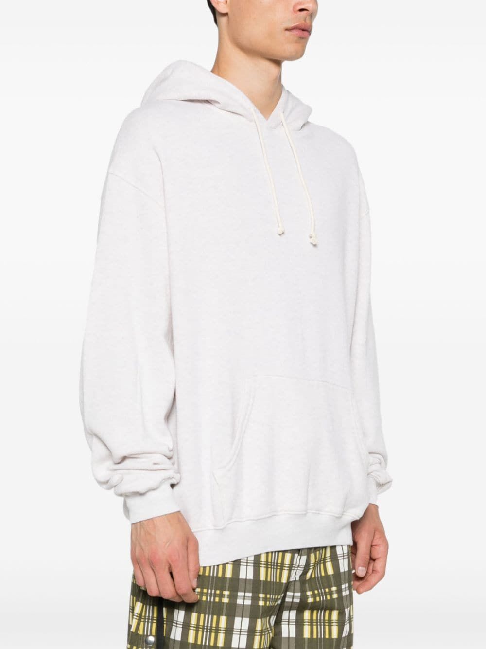 THE ELDER STATESMAN-PLAIN HOODIE-