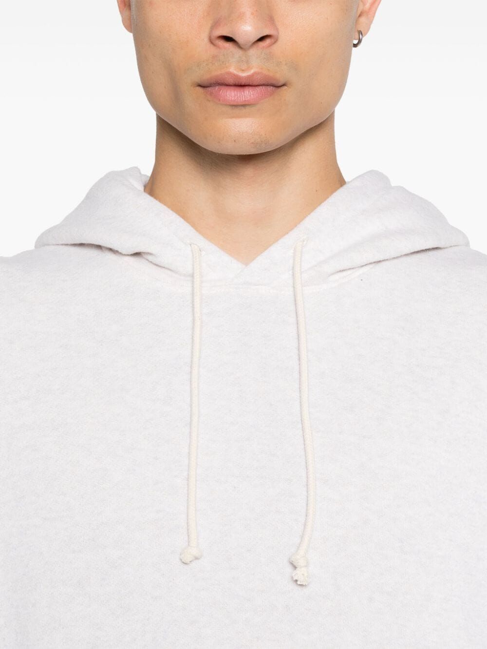 THE ELDER STATESMAN-PLAIN HOODIE-