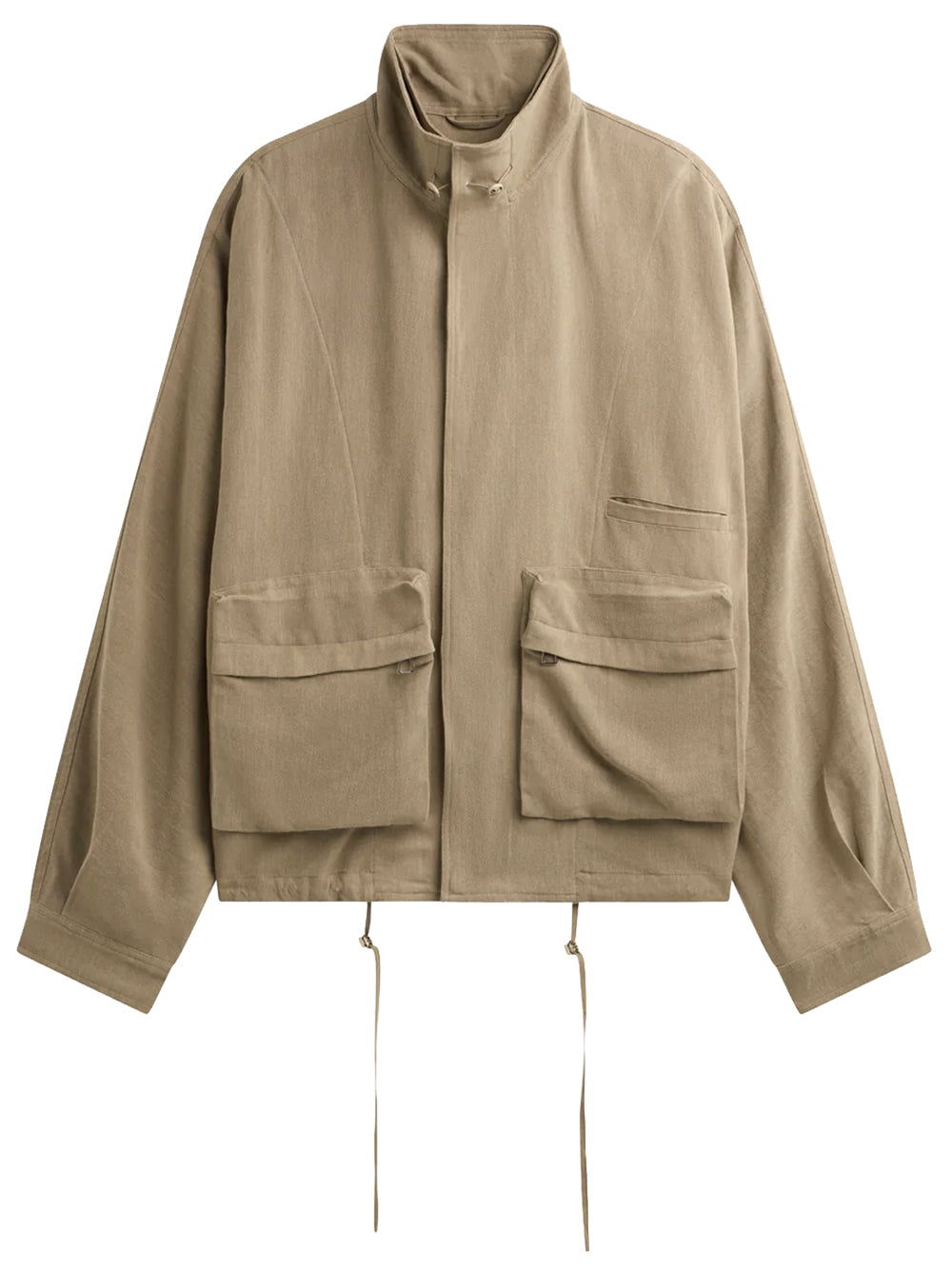 THE FRANKIE SHOP-BREYA LINEN FLUID JACKET-