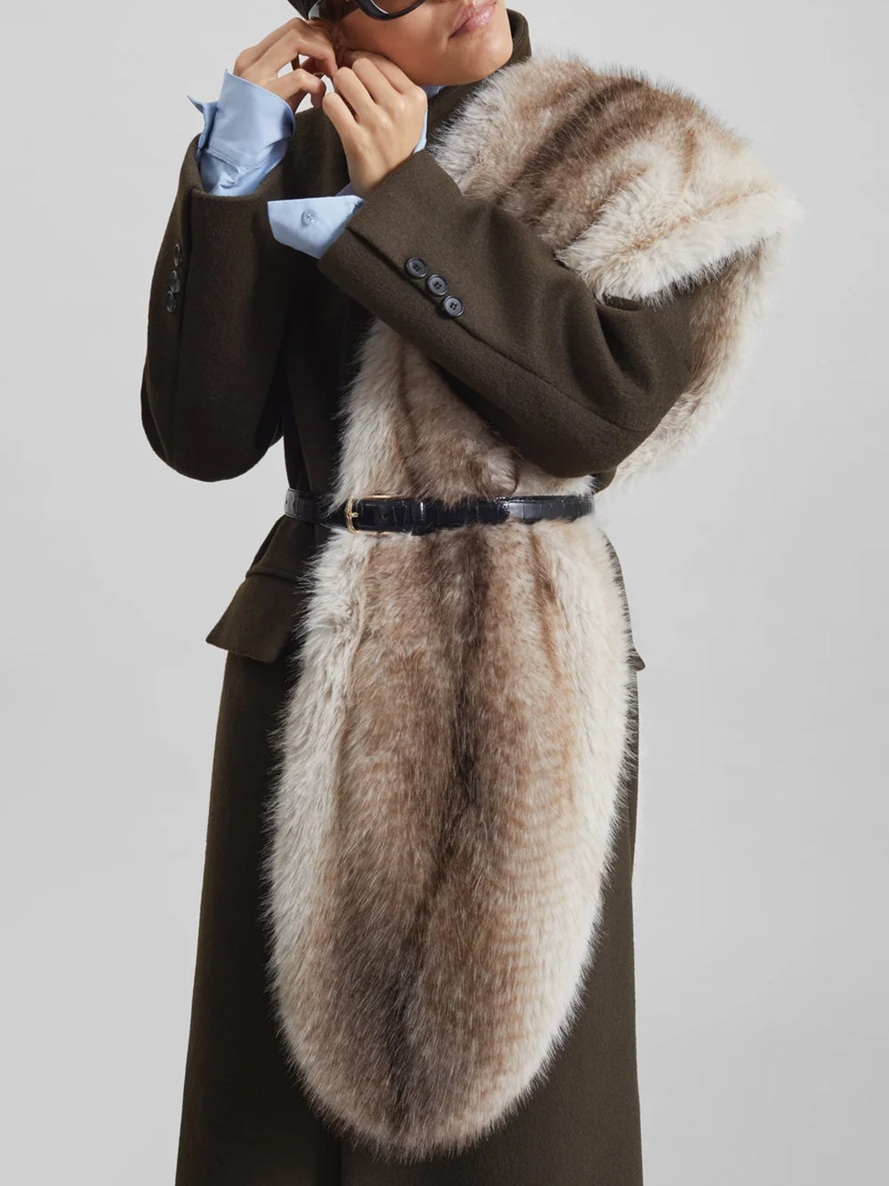 CIASA FAUX FUR SCARF