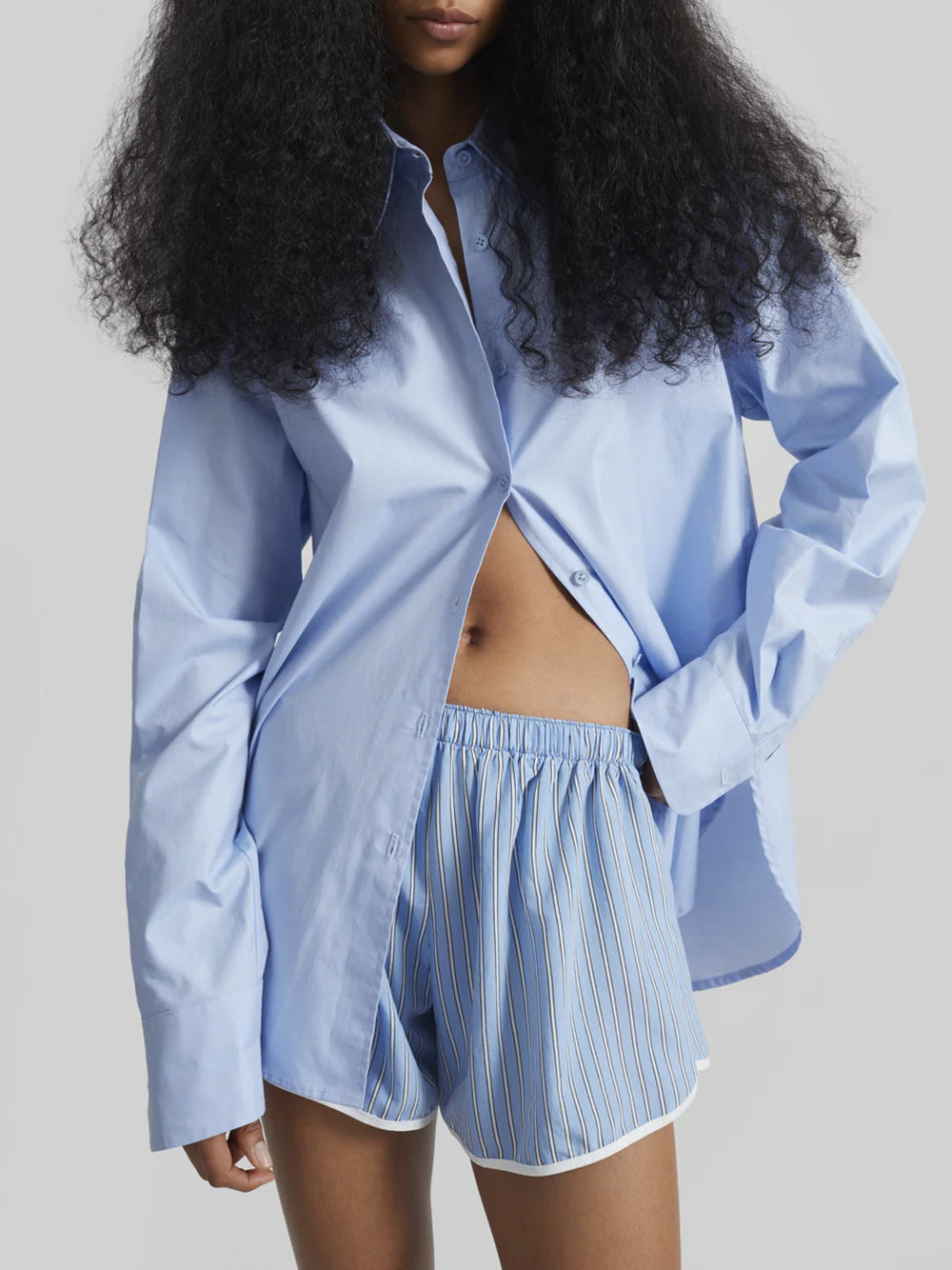 THE FRANKIE SHOP-DEYA FLUID MINI BOXER SHORTS-