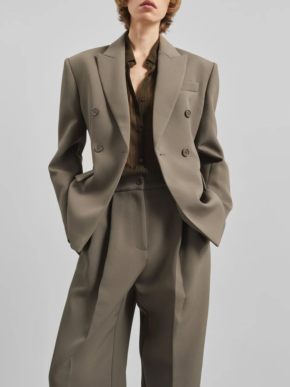THE FRANKIE SHOP-DOYER CINCHED BLAZER-