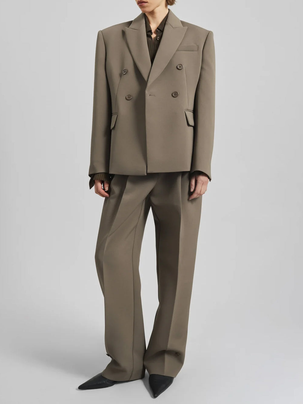 THE FRANKIE SHOP-DOYER CINCHED BLAZER-