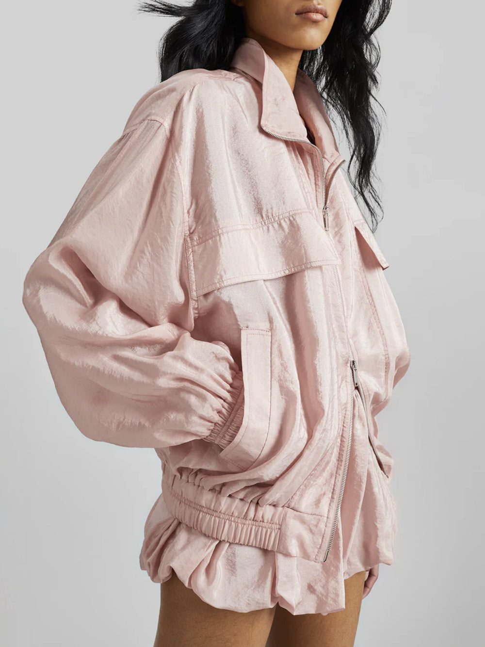 THE FRANKIE SHOP-DREA SHEER BOMBER JACKET-