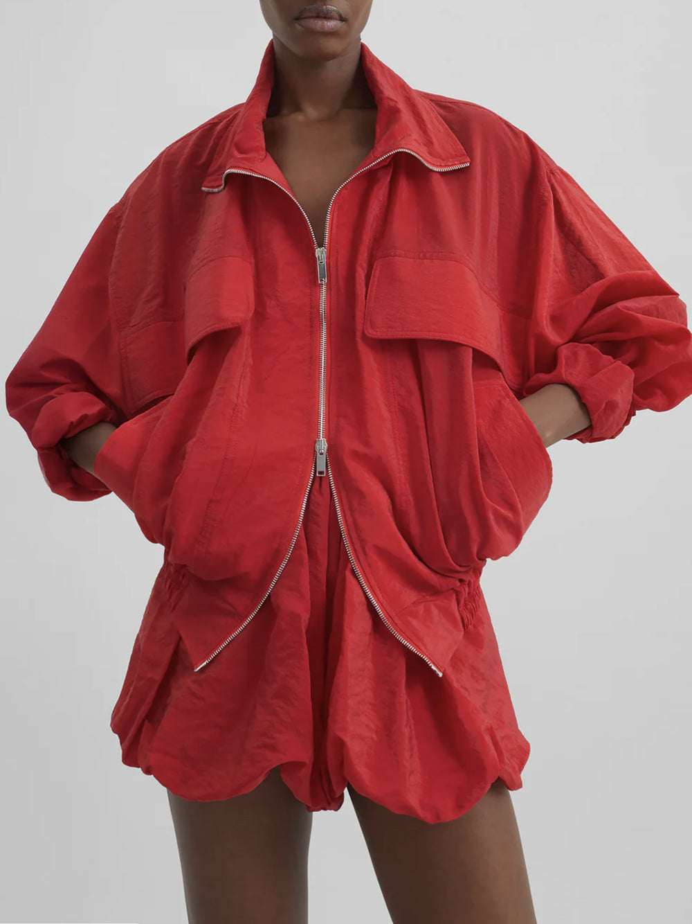 THE FRANKIE SHOP-DREA SHEER BOMBER JACKET-